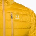 Men's down jacket Haglöfs Micro Nordic Down Hood yellow 6050474Q4015 6