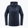 Women's trekking sweatshirt Haglöfs Skuta Hood navy blue 6050723N5010