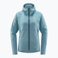 Women's trekking sweatshirt Haglöfs Skuta Hood blue 605072