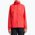 Haglöfs Korp Proof women's rain jacket red 606219