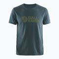 Men's trekking t-shirt Fjällräven Logo navy blue F87310