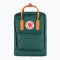 Fjällräven Kanken 16 l hiking backpack arctic green/spicy orange