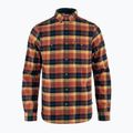 Men's Fjällräven Singi Heavy Flannel autumn leaf/dark navy shirt