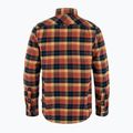 Men's Fjällräven Singi Heavy Flannel autumn leaf/dark navy shirt 2