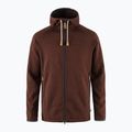 Men's Fjällräven Övik Fleece Hoodie autumn leaf