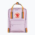 Urban backpack Fjällräven Kanken Rainbow Mini 7 l pastel lavender/rainbow pattern