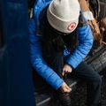 Fjällräven winter hat 1960 Logo Hat chalk white 9