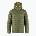 Men's Fjällräven Expedition Pack Down Hoodie green/mustard yellow down jacket 5