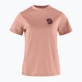 Women's trekking T-shirt Fjällräven Fox Boxy Logo dusty rose