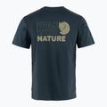 Men's Fjällräven Walk With Nature t-shirt dark navy 2
