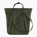 2-in-1 bag Fjällräven Kanken Totepack 14 l deep forest 2