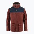 Men's wind jacket Fjällräven Greenland Winter maroon/dark navy