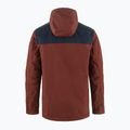 Men's wind jacket Fjällräven Greenland Winter maroon/dark navy 2