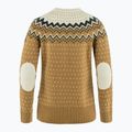 Fjällräven women's Övik Knit Sweater buckwheat brown/chalk white 2