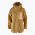Women's sweatshirt Fjällräven Vardag Pile Fleece Long buckwheat brown 9