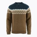 Women's sweater Fjällräven Övik Knit Sweater dark oak/navy