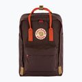 Urban backpack Fjällräven Kanken Koncept Laptop 15" 18 l black oak/rowan red