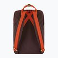 Urban backpack Fjällräven Kanken Koncept Laptop 15" 18 l black oak/rowan red 3