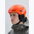 Ski helmet POC Obex BC MIPS fluorescent orange matt 5