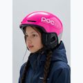 Children's ski helmet POC Pocito Obex MIPS Jr fluorescent pink 5