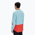 Men's cycling longsleeve POC Motion Air Jersey lazurite blue/carnelian orange 2