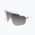 Sunglasses POC Devour hydrogen white/clarity road/sunny silver
