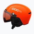 Children's ski helmet POC POCito Obex Visor S2 Jr fluo orange/clarity pocito/partly sunny/lt orange 2