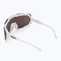 Sunglasses POC Devour Mid hydrogen white/clarity road/sunny silver 3