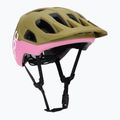 Bike helmet POC Cularis olivine green matt/thulite pink matt