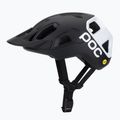 Bike helmet POC Cularis uranium black matt/hydrogen white w. logo 3