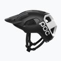 Bike helmet POC Cularis uranium black matt/hydrogen white w. logo 2