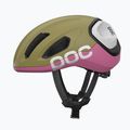 Bike helmet POC Amidal olivine green matt/thulite pink matt 2