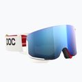 Ski goggles POC Nexal Mid rouge/blanc/partly sunny blue