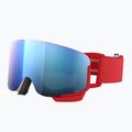 Ski goggles POC Nexal Mid rouge/blanc/partly sunny blue 2