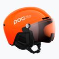 Children's ski helmet POC POCito Obex Visor S2 Jr fluorescent orange