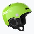 Children's ski helmet POC POCito Fornix MIPS fluorescent yellow/green