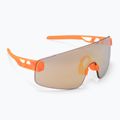 POC Elicit Toric fl.orange translucent/clarity road/partly sunny gold sunglasses 2