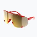 POC Devour prismane red/clarity road/partly sunny gold sunglasses
