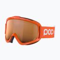 POC POCito Iris fluorescent orange/partly sunny light orange children's ski goggles 3