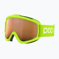 POC POCito Iris fluorescent yellow/green/partly sunny light orange children's ski goggles 3