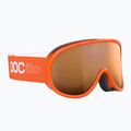 Children's ski goggles POC POCito Retina Jr S2 fluorescent orange/partly sunny light orange
