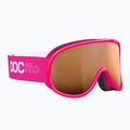 Children's ski goggles POC POCito Retina Jr S2 fluorescent pink/partly sunny light orange