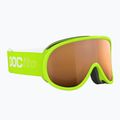 Children's ski goggles POC POCito Retina Jr S2 fluorescent yellow/green/partly sunny light orange