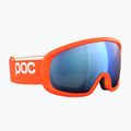 POC Fovea Mid ski goggles zink orange/partly sunny blue