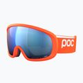POC Fovea Mid ski goggles zink orange/partly sunny blue 3