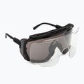 POC Devour Glacial uranium black/clarity universal/sunny grey sunglasses