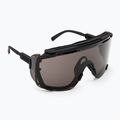 POC Devour Glacial uranium black/clarity universal/sunny grey sunglasses 2