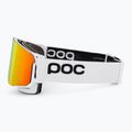 POC Nexal hydrogen white/partly sunny orange ski goggles 5