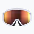 POC Opsin hydrogen white/partly sunny orange ski goggles 2