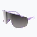 Bicycle goggles POC Devour purple quartz translucent/clarity road silver 6